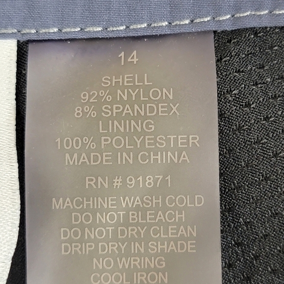 Sahalie Navy Blue Transport Pickleball Outdoor Active Flare Skirt/Skort Sz 14 - Picture 11 of 12